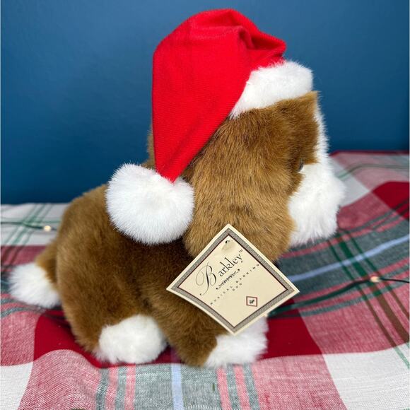 Russ Barkley Musical Christmas Basset Hound Plush Barks Christmas Carols 8” NWT - Picture 5 of 5